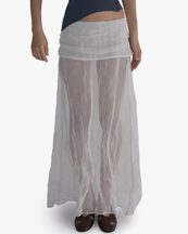 Paloma Wool Mae Long Skirt Off White