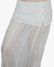 Paloma Wool Mae Long Skirt Off White