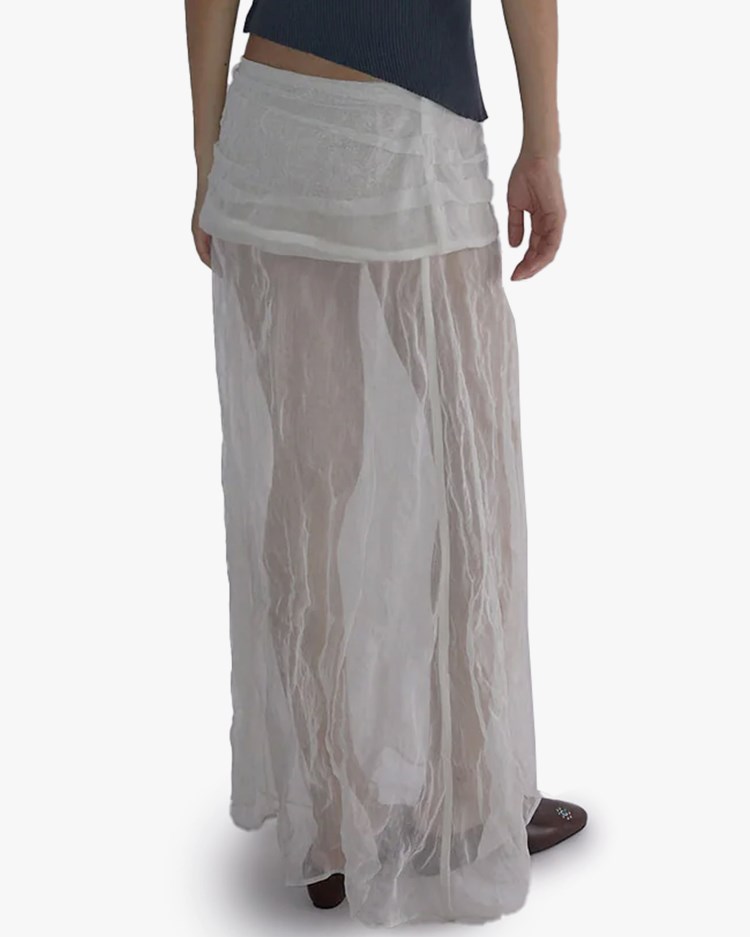 【関税込み】Paloma Wool オフホワイト Mae マキシスカート Paloma Wool Mae Long Skirt Off White - Vallgatan 12