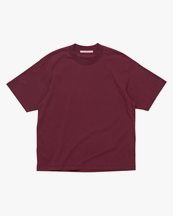 Stockholm Surfboard Club Regular Back Logo T-Shirt Maroon