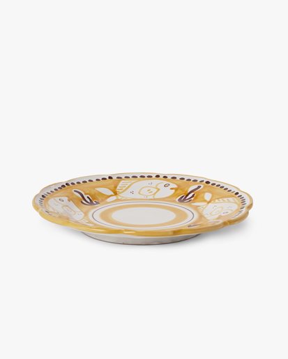 Due Sirene Dining Plate Golden