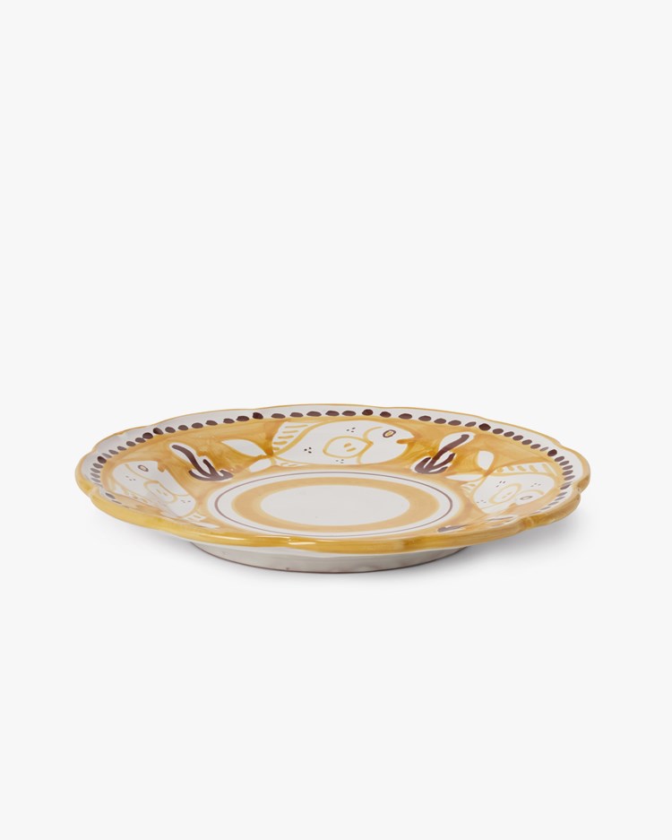 Due Sirene Dining Plate Golden
