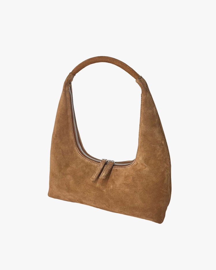 [Margesherwood ] / ☆ CITY HOBO NS / cappuccino suede MARGESHERWOOD Hobo Shoulder Bag Cappuccino Suede - Vallgatan 12