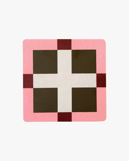 Fine Little Day Rutan Pot Mat Pink