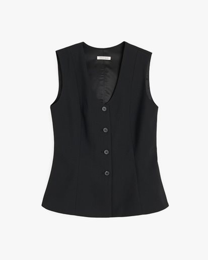 By Malene Birger Merlin Vest Black