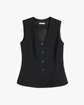 By Malene Birger Merlin Vest Black