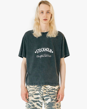 Stockholm Surfboard Club Box Tee Sign Black