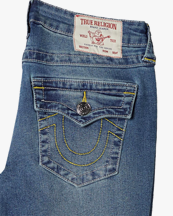 True Religion Becca Boot Cut Flap Jeans Arabella