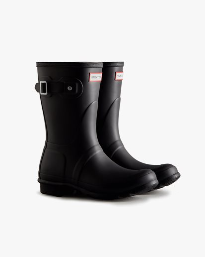 Hunter Original Short Boot W Black