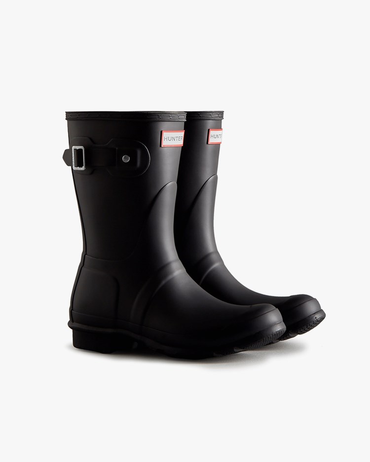 Hunter Original Short Boot W Black