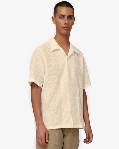 Forét Blossom Short Sleeve Shirt Cloud