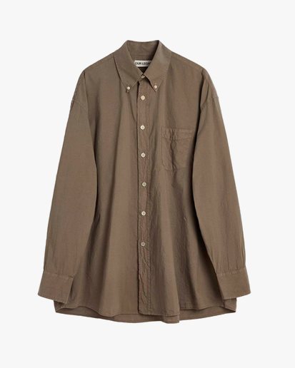 Our Legacy Borrowed Bd Shirt Clay Cotton Voile