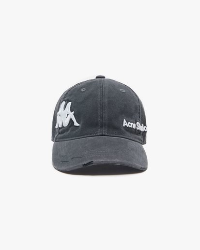 Acne Studios Kappa Carliy Logo Cap Black
