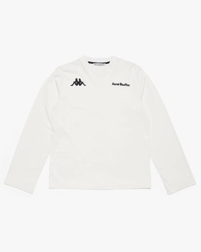 Acne Studios Kappa Edden Football Long Sleeve White