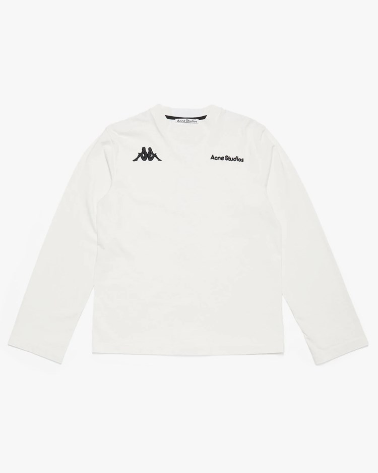 Acne Studios Kappa Edden Football Long Sleeve White