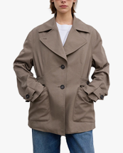 House of Dagmar Utility Jacket Khaki Green