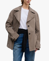 House of Dagmar Utility Jacket Khaki Green