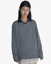 Paloma Wool Gondolieri Polo Sweater Navy