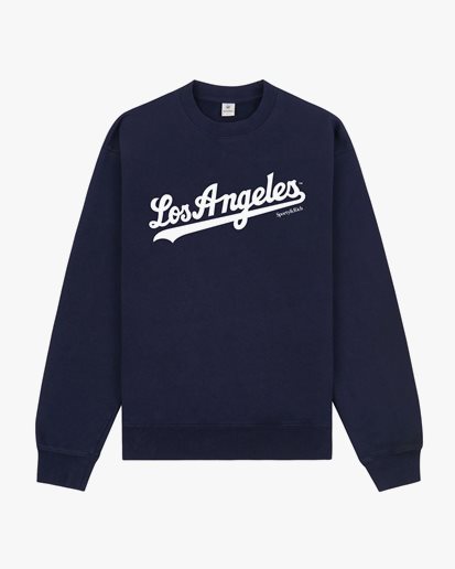 Sporty & Rich Dodgers Crewneck Dark Navy