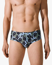 CDLP Swim Brief Botanical Slate