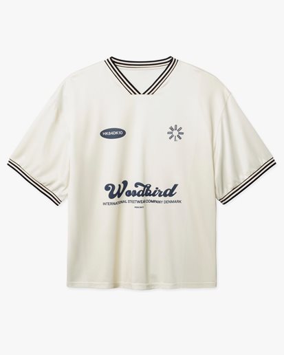 Woodbird Beam Sports Tee Off White