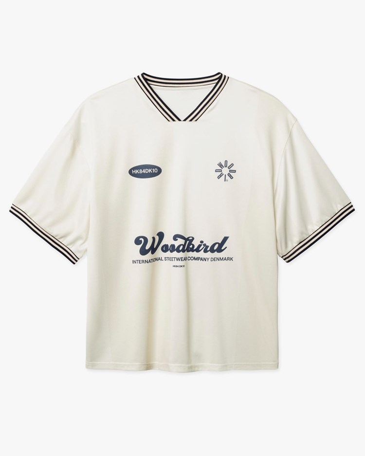 Woodbird Beam Sports Tee Off White