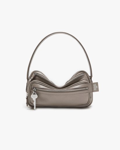 Acne Studios Camero Party Shoulder Bag Taupe Beige