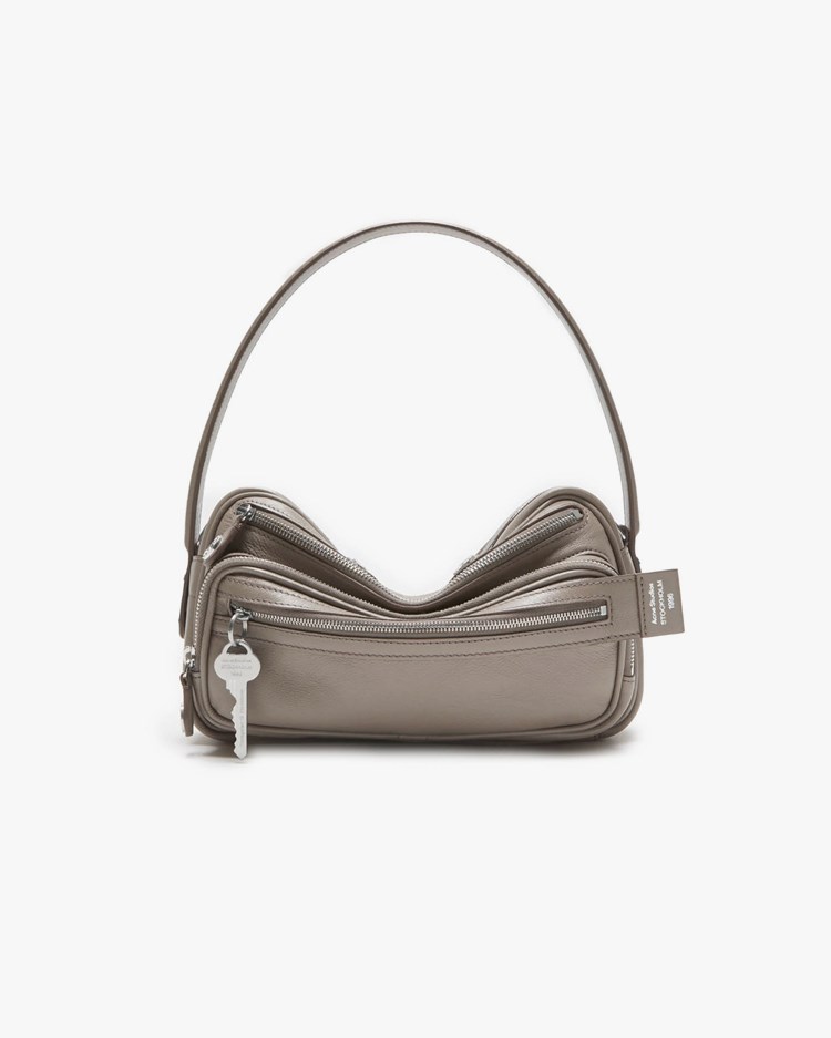 Acne Studios Camero Party Shoulder Bag Taupe Beige