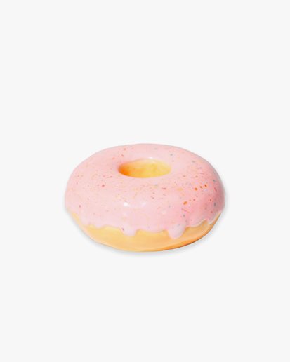 Donut Candle Holder Pink