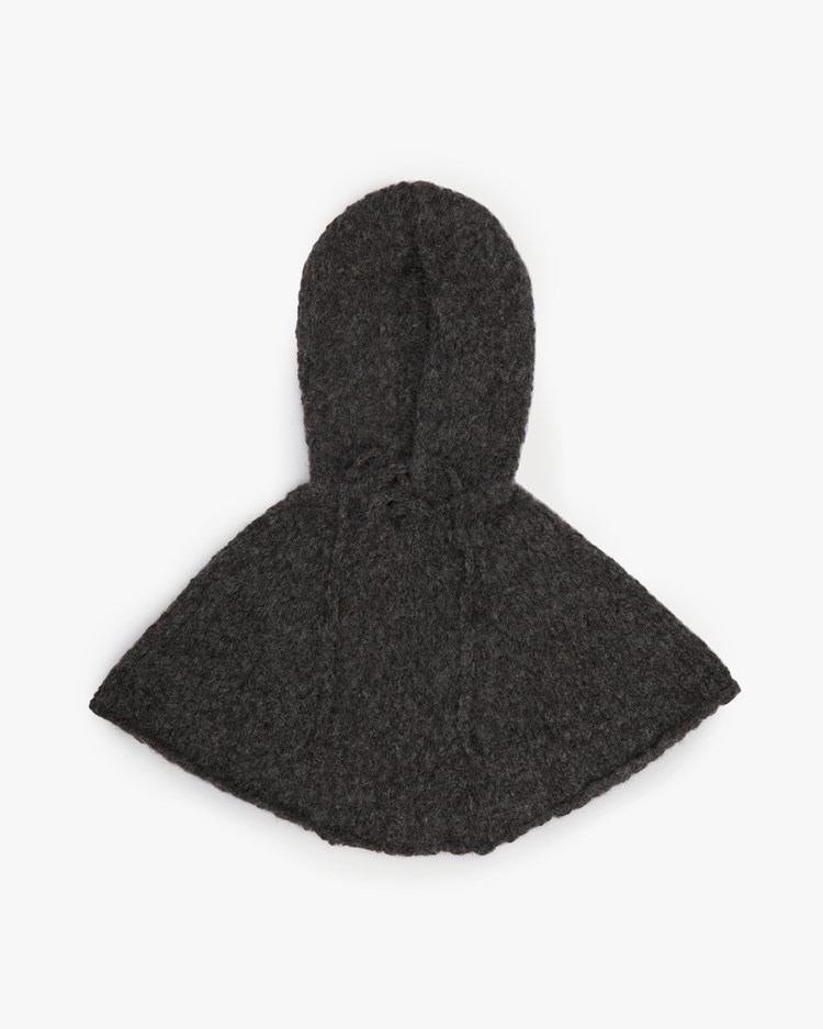 Paloma Wool Marina Hooded Cape Grey