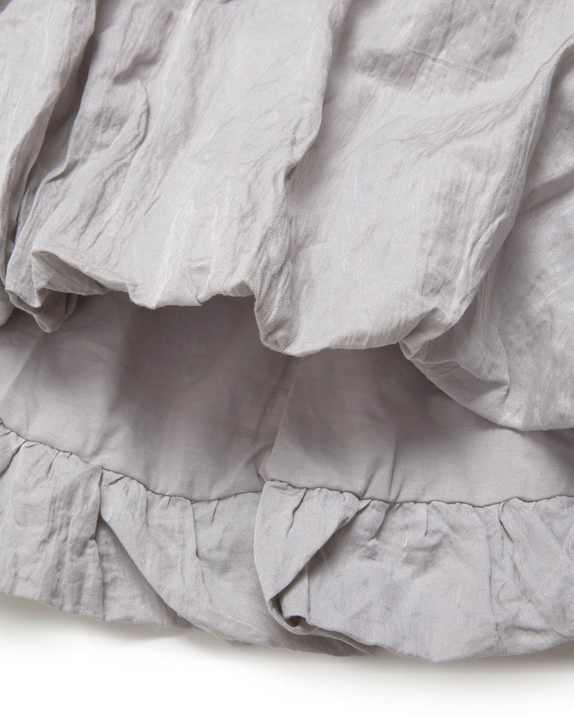 【関税込み】Paloma Wool グレー Sluto マキシスカート SLUTO-Gathered and pleated skirt with a wrinkled effect