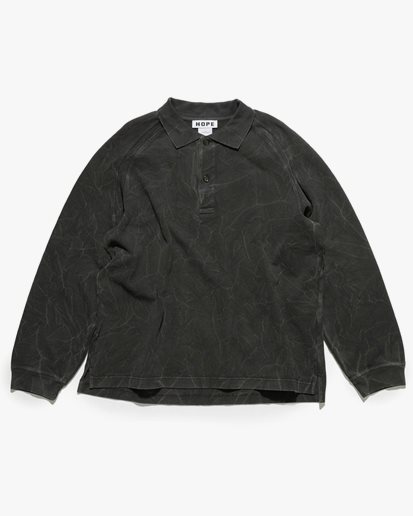 HOPE Defense Sweatshirt Faded Black Pique