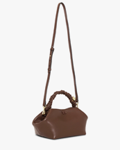 Ganni Bou Bag Small Chocolate Fondant