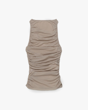 Paloma Wool Hari Gathered Top Beige