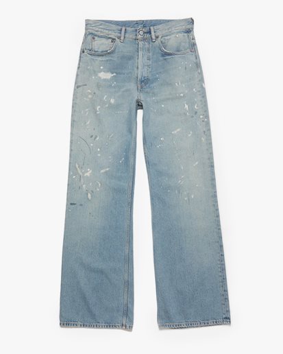 Acne Studios Loose Fit Jeans 2021M Light Blue Trafalgar