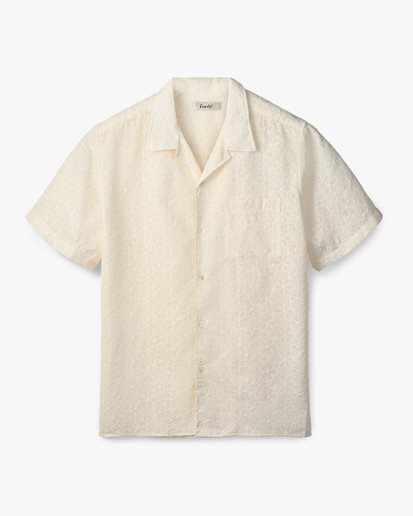 Forét Blossom Short Sleeve Shirt Cloud