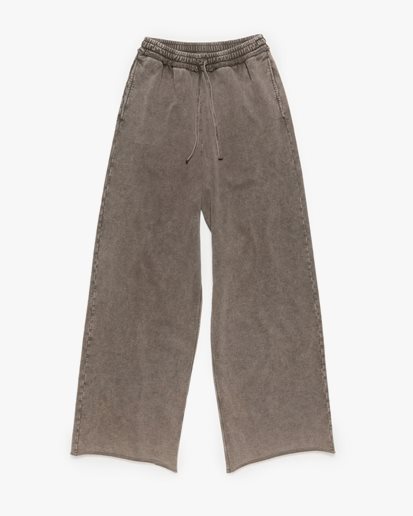 Acne Studios Relaxed Patch Logo Sweatpants Taupe Brown