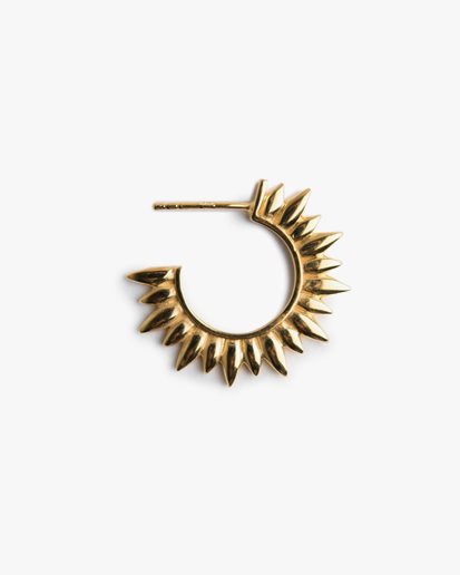 Blue Billie Sun Hoop Gold