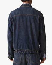Jeanerica Joe Denim Jacket Dark Blue Righe