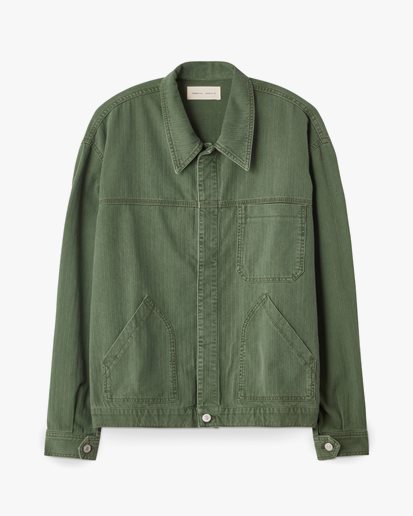 Jeanerica Noa Jacket Chevron Green