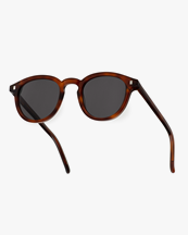 Monokel Eyewear Nelson Amber Grey Solid Lens