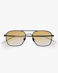 Matt Black Yellow Gradient Lens