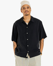 Woodbird Sunny Modu Shirt Black