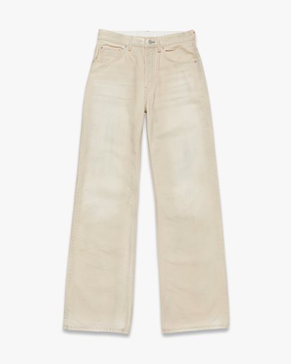 Acne Studios Baggy Fit Jeans 1981U Traffic Sand Beige