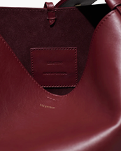 Lié Studio The Norma Tote Burgundy Red