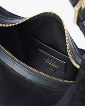 ATP Atelier Liveri Small Hobo Bag Black Suede