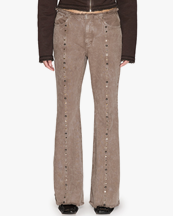 HOPE Surf Stud Trousers Stone Grey Marble