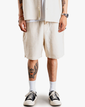 Woodbird Bommy Wee Shorts Off White