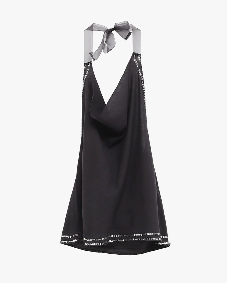 Gimaguas Cala Halter Top Black