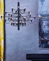 FLOS 2097/30 Clear Bulbs Matte Black